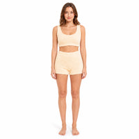 Daisy Dreamer Dames Teddy Fleece Crop Top en Shorts Pyjama Loungewear Set Ultra Zacht
