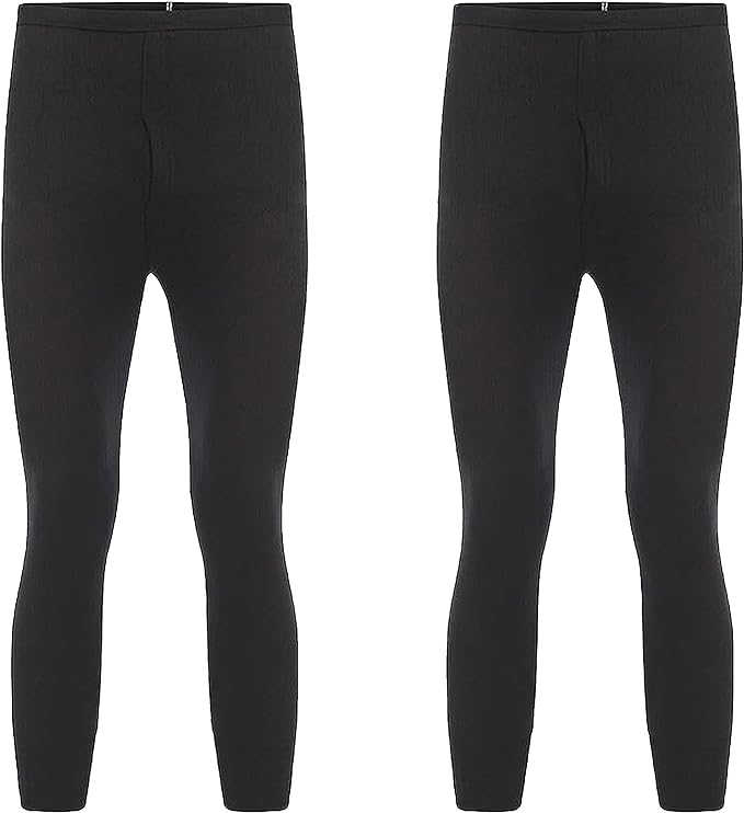 Heatwave® Pack of 2 Boys Thermal Trousers Long Johns Black Baselayer Schoolwear. Buy now for £15.00. A Thermal Underwear by Heatwave Thermalwear. baselayer, black, boxer shorts, boys, briefs, camping, childrens, everyday wear, heatwave, kids, long johns,