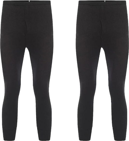 Heatwave® Pack of 2 Boys Thermal Trousers Long Johns Black Baselayer Schoolwear. Buy now for £15.00. A Thermal Underwear by Heatwave Thermalwear. baselayer, black, boxer shorts, boys, briefs, camping, childrens, everyday wear, heatwave, kids, long johns,