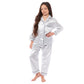 Girls Long Sleeve Satin Silk Pyjama Set Comfortable Button-Down Sleepwear in Black Pink Grey Sizes 5-14 YRS by Daisy Dreamer. Buy now for £14.00.