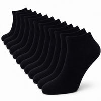 Sock Stack Womens Trainer Socks 6 or 12 Pairs Cotton Rich Ankle Socks