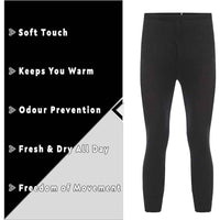 2 Pack Boys Thermal Trousers Long Johns Black Baselayer for Schoolwear Camping Skiing High-Quality Moisture-Wicking Comfortable Fit Elastic Waistband Durable Winter Wear Ages 3-15 by Heatwave Thermalwear Thermal Underwear