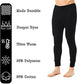 2 Pack Men's Plus Size Thermal Underwear Long John Trousers Bottom Warm Durable Baselayer Insulated Brushed Yarn for Running Hiking Outdoor Sports Workwear Black 3XL-6XL by Heatwave Thermalwear Thermal Underwear