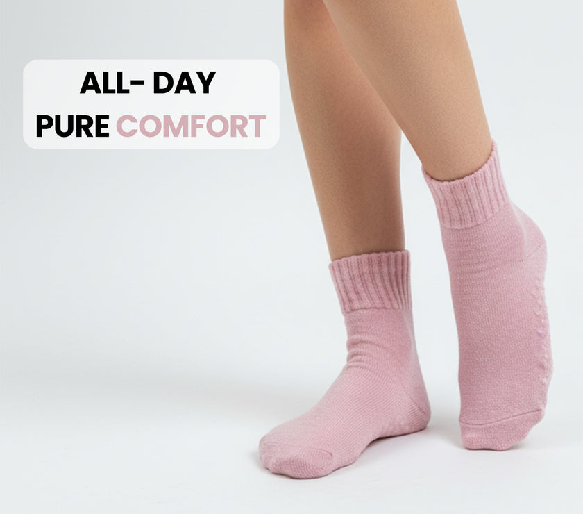 Sock Stack Womens Merino Wool Slipper Socks 2 Pack Non | Sock Stack