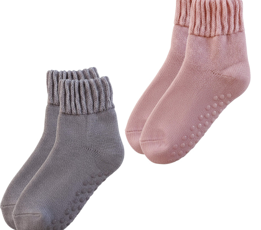 Sock Stack Womens Merino Wool Slipper Socks 2 Pack Non | Sock Stack