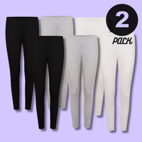 2 Pack Women’s Thermal Long Janes Base Layer Pants Warm Winter Underwear Bottoms for Outdoor Hiking & Skiing by Heatwave Thermalwear Thermal Underwear