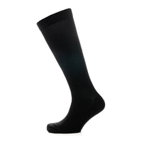 2 Pairs Unisex Travel Socks Black Long Knee High Breathable Flight Socks by Sock Stack Socks