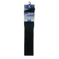 2 Pairs Unisex Travel Socks Black Long Knee High Breathable Flight Socks by Sock Stack Socks