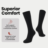 Sock Stack Men's 100% Cotton Moisture-Wicking Antibacterial Dress Work Socks 12 Pairs