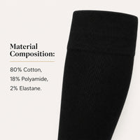 Sockstack Flickor Långa Skolsockor 12 Par Bomullsblandning Formade Häl- och Tåpartier Storlekar