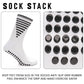 3 Pairs White Anti Slip Football Grip Socks for Men Sports Socks for Gym Running Yoga Trekking Hiking by Sock Stack. Buy now for £9.00.