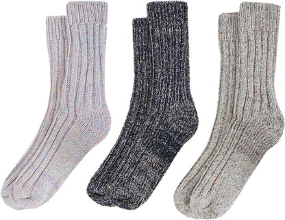 3 Pairs Womens Natural Thermal Alpaca Wool Socks Ultra Soft Warm Winter Boot Socks Non Slip Grippers Cute Nordic Designs Sizes UK 4-7 Daisy Dreamer. Buy now for £11.00.