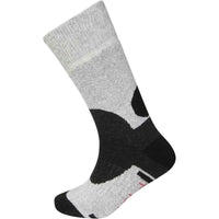3 Pack Men's Wool Hiking Socks Reinforced Heel Toe Cushioned Arch Support Thermal Boot Socks Sizes UK 6-11 EU 39-45 Grey Black by Sock Stack 6-11 Socks