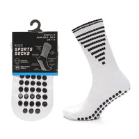 3 Pairs Kids Football Grip Socks White Anti-Slip Sports Socks for Gym Yoga Running Trekking & Hiking by Sock Stack Socks