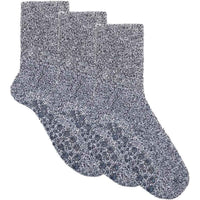 3 Pairs Mens Non-Skid Winter Slipper Socks Ultra-Soft Thick Fleece Lined Cozy Warm Gripper Socks for Cold Weather Sizes 6-11 Grey by Sock Stack 6-11 Socks