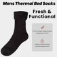 3 Pairs Mens Super Soft Fluffy Thermal Bed Socks Warm Cozy Stylish Designs UK Sizes 6-11 Perfect Gift by Sock Stack Socks