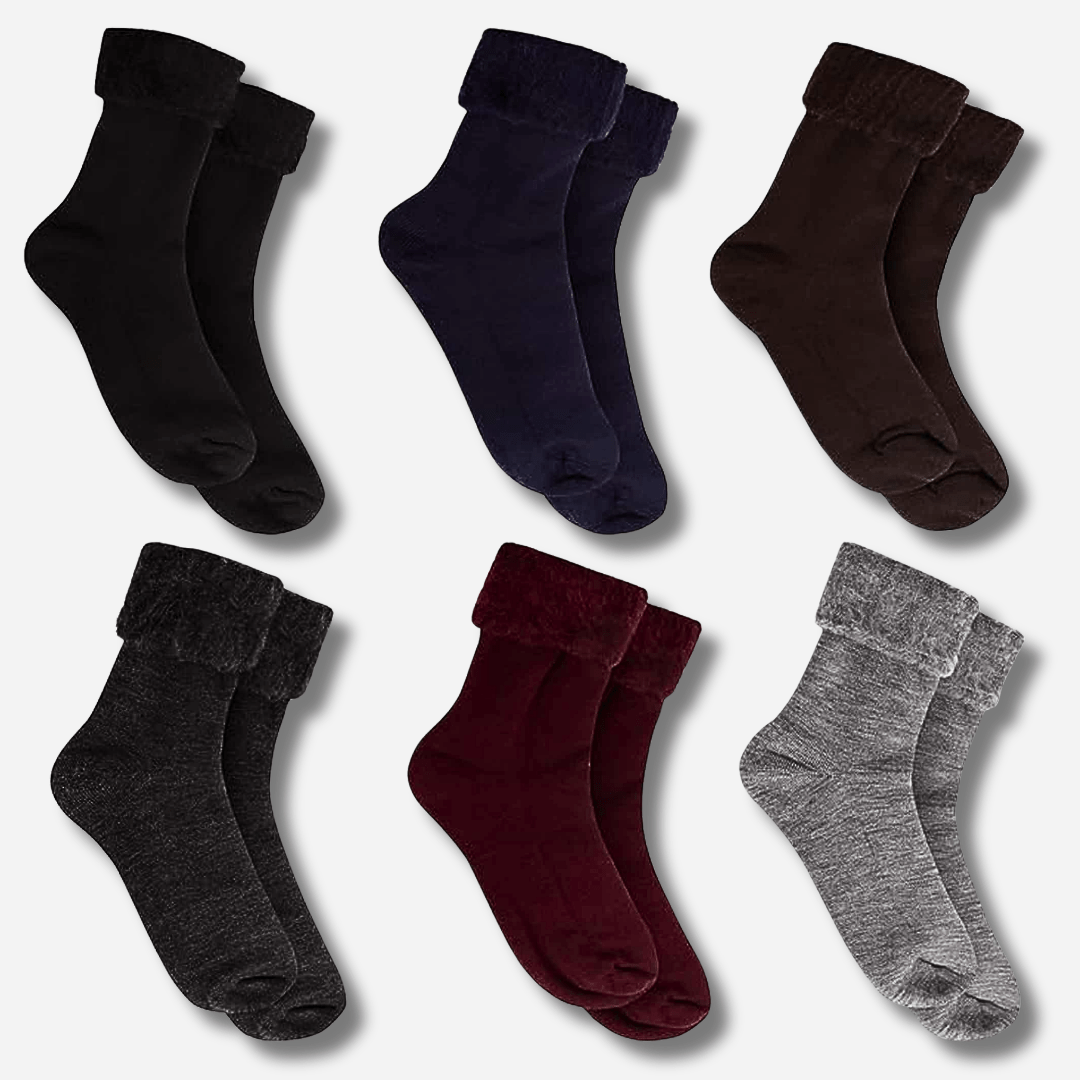 3 Pairs Mens Super Soft Fluffy Thermal Bed Socks Warm Cozy Stylish Designs UK Sizes 6-11 Perfect Gift by Sock Stack Socks