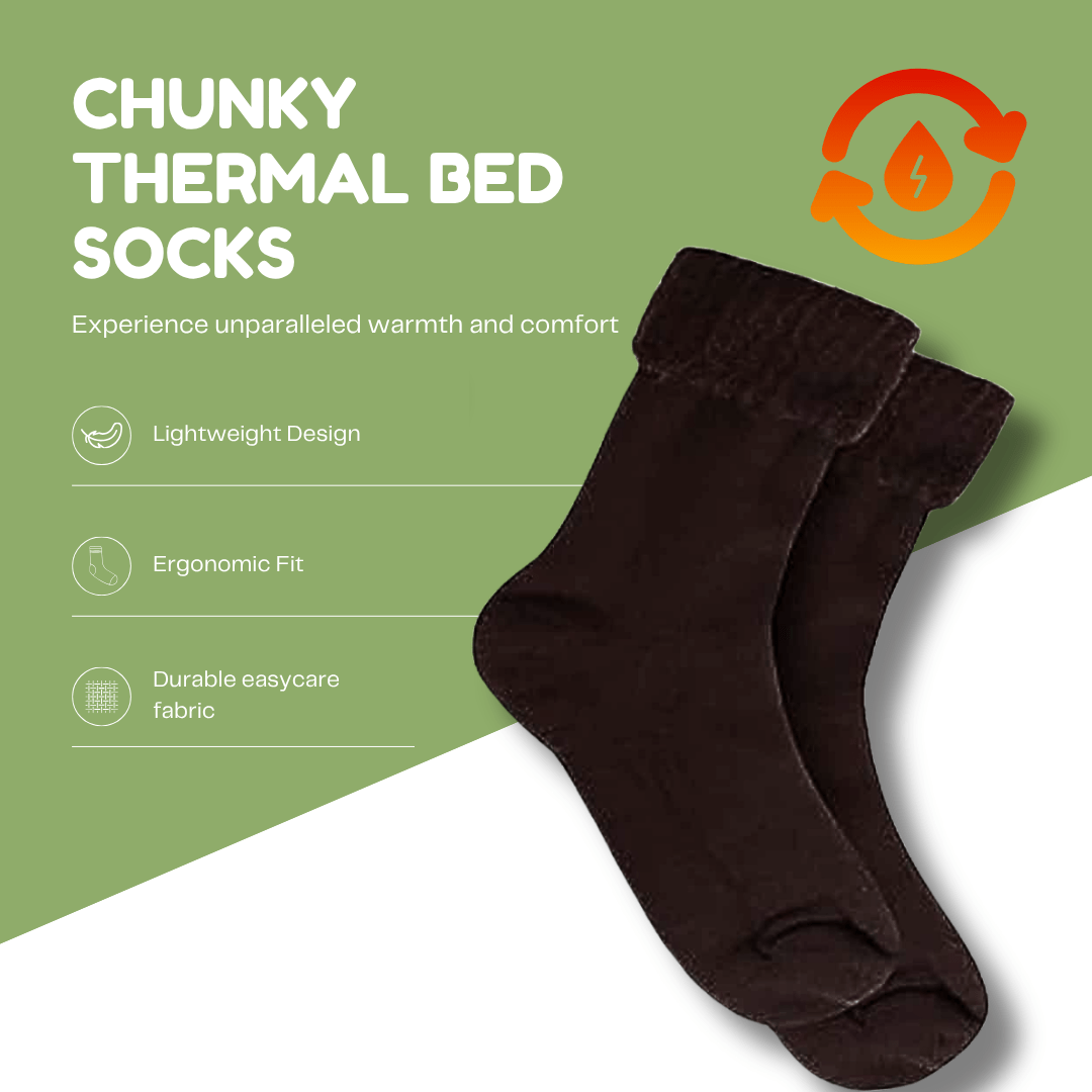 3 Pairs Mens Super Soft Fluffy Thermal Bed Socks Warm Cozy Stylish Designs UK Sizes 6-11 Perfect Gift by Sock Stack Socks