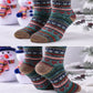 3 Pairs Women’s Nordic Wool Socks Long Winter Warm Thermal Boot Sock Cosy Thick Knitted Ladies Size UK 4-7 by Sock Stack ASSORTED Socks