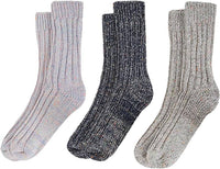 3 Pairs Womens Natural Thermal Alpaca Wool Socks Ultra Soft Warm Winter Boot Socks Non Slip Grippers Cute Nordic Designs Sizes UK 4-7 Daisy Dreamer UK 4-7 / CHUNKY Socks