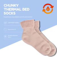 3 Pairs Womens Thermal Bed Socks Super Soft Winter Slipper Socks Cozy Nighttime Warm Footwear for Cold Feet with Snug Fit UK Sizes 4-7 by Sock Stack Socks