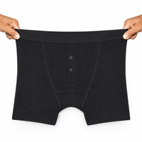 Sock Stack Men's Cotton Button Fly Boxer Shorts Pack Of 5 Breathable Stretch Gym Sports