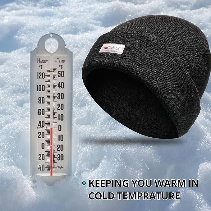 Pack Of 2 Men's Knitted 3M Thinsulate Insulated Thermal Ski Beanie Hats. Buy now for £8.00. A Hats by Sock Stack. 3M, Beanie Hats, black, cold, comfortable, hat, Hats, hiking, ice skating, Insulated, Knitted, Men, mens, outdoor, outdoors, Ski, skiing, sno