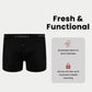 6 Pairs Of Kids Boxers Shorts Button Fly Classic Design Boys Boxer Underwear Open Elastic