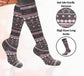 4 Pairs Ladies Ski Boot Socks Knee Length Cotton Rich with Full Cushioning and Thermal Insulation for Warmth and Comfort Fair Isle Pattern Fits Sizes 4-7 by Sock Stack. Buy now for £8.00.