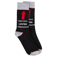 4 Pack Men's Christmas Socks Cotton Rich Festive Designs Cozy Winter Novelty Gifts UK 6-11 by Sock Stack 6-11 Socks