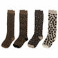 4 Pack Women’s Wellington Animal Print Socks Long Welly Socks Outdoor Warm Durable & Soft Fit UK Size 4‑8 by Sock Stack ANIMAL PRINT Socks
