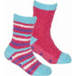 4 Pairs Fluffy Slipper Socks for Boys and Girls Ultra-Soft Thermal Winter Socks Non-Slip Plush Warm Lounge Socks Multiple Sizes by Sock Stack Socks