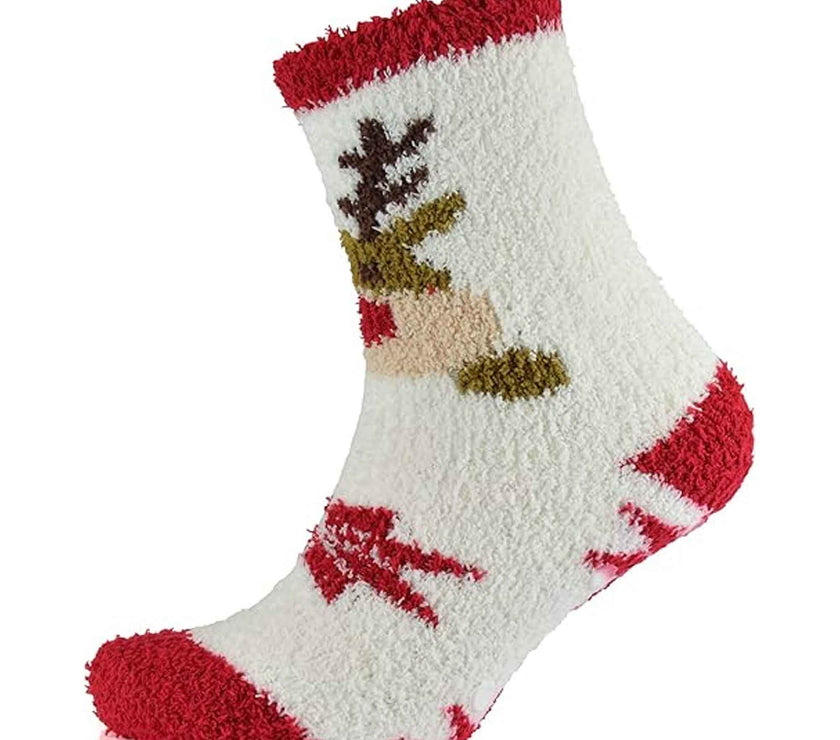 Sock Stack Ladies Christmas Slipper Socks Non Skid | Sock Stack