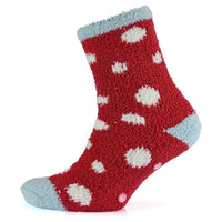 4 Pairs Ladies Christmas Slipper Socks Non-Skid Gripper Soles Winter Stocking Filler Gift Festive Rudolph Penguin Designs Sock Stack Socks