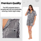Women's Satin Silk Short Pyjama Set Soft Breathable Nightwear Loungewear PJs Black Pink Grey UK Sizes 8-22 by Daisy Dreamer. Buy now for £10.00.