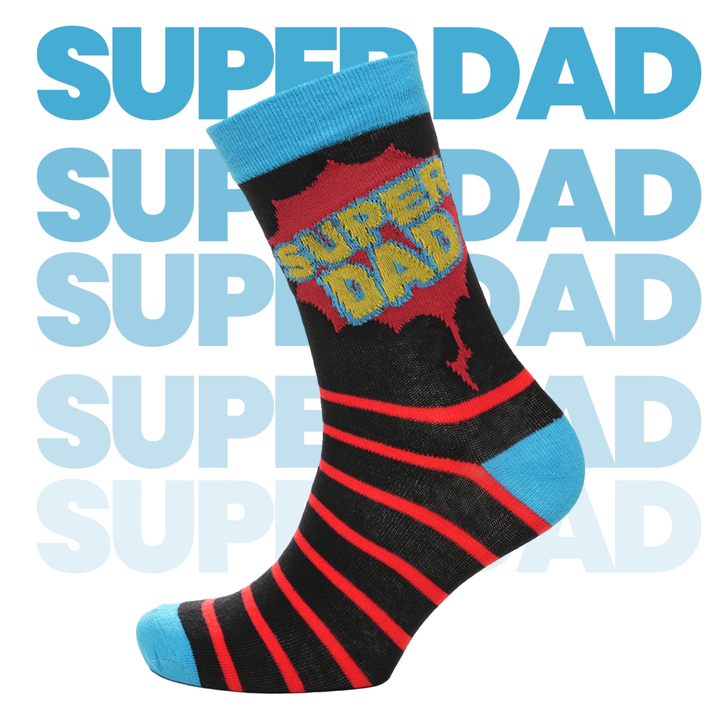 5 Pack Mens Cotton Rich Novelty Dad Socks Colourful Breathable Fun Gift for Fathers Day & Birthdays By Sock Stack. Buy now for £9.00.