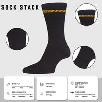 5 Pack Men's Greek Design Sparta Sport Socks Cotton Durable Blend for Sports Casual & Everyday Designer Wear by Sock Stack UK 7-11 / SPARTA Socks