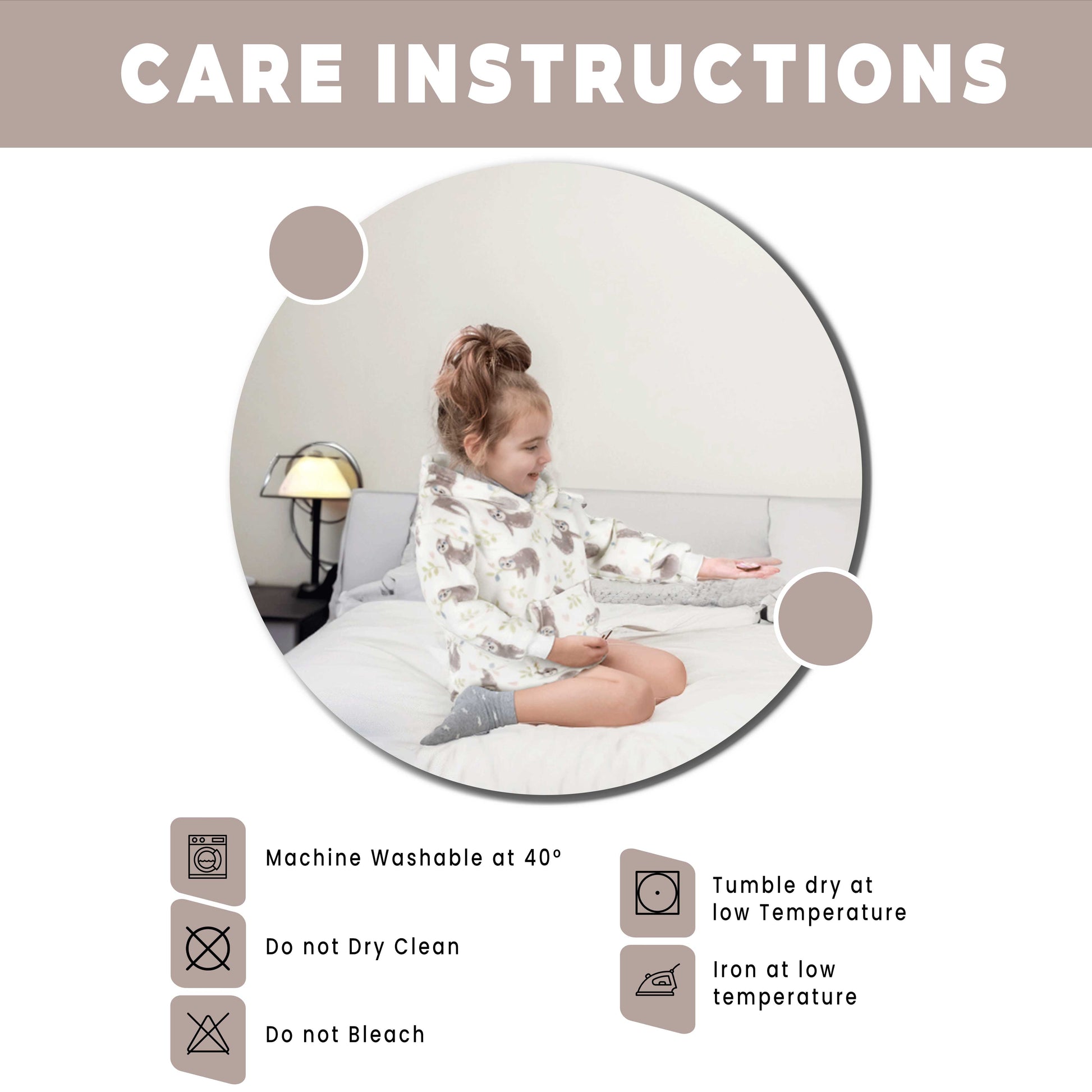 Unisex Safari and Sloth Hoodie Blanket for Infants 0-2 Years Ultra Soft Cozy Wearable Blanket with Spacious Pocket for Boys and Girls by Daisy Dreamer. Buy now for £15.00.