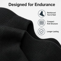 Sock Stack Men's No Show Trainer Socks 6 Pairs Low Cut Non-Slip Heel Grip UK 6-11