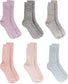 6 Pairs Chunky Wool Thermal Socks for Women Warm Thick Insulated Winter Socks for Outdoor Activities and Work Boots Size UK 4-7 EU 37-40 Assorted Colours Sock Stack. Buy now for £12.00.