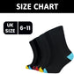 6 Pairs Men's Non-Elastic Diabetic Socks Soft Top Cotton Antibacterial Moisture-Wicking Black Sizes 6-11 by Sock Stack. Buy now for £10.00.