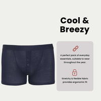 6 Pack Cotton Stretch Boxer Shorts Menswear Classic Activewear Breathable Underwear Soft and Durable Boxershorts for Men Black Navy Grey MB09 by Sock Stack Boxer Shorts