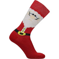 6 Pack Men's Christmas Socks Cotton Rich Holiday Designs Festive Santa Snowman Holly Turkey Comfortable Warm Gift UK 6-11 EUR 39-45 by Sock Stack ASSORTED / 6-11 Socks