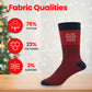 6 Pack Men’s Christmas Socks Festive Gift Set Novelty Xmas Sock for Men Santa Pudding & Gingerbread Holiday Stocking Fillers UK Size 6-11 by Sock Stack Assorted Socks