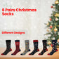 6 Pack Men’s Christmas Socks Festive Gift Set Novelty Xmas Sock for Men Santa Pudding & Gingerbread Holiday Stocking Fillers UK Size 6-11 by Sock Stack Assorted Socks