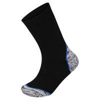 6 Pairs Anti Blister Men's Trekking Socks Reinforced Heel and Toe Cushioned Hiking Walking Work Boot Socks Sizes 6-11 Assorted Colors by Sock Stack ASSORTED / 6-11 Socks