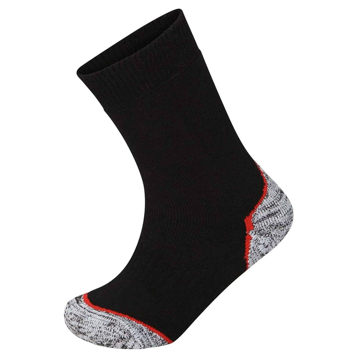 6 Pairs Anti Blister Men's Trekking Socks Reinforced Heel and Toe Cushioned Hiking Walking Work Boot Socks Sizes 6-11 Assorted Colors by Sock Stack ASSORTED / 6-11 Socks
