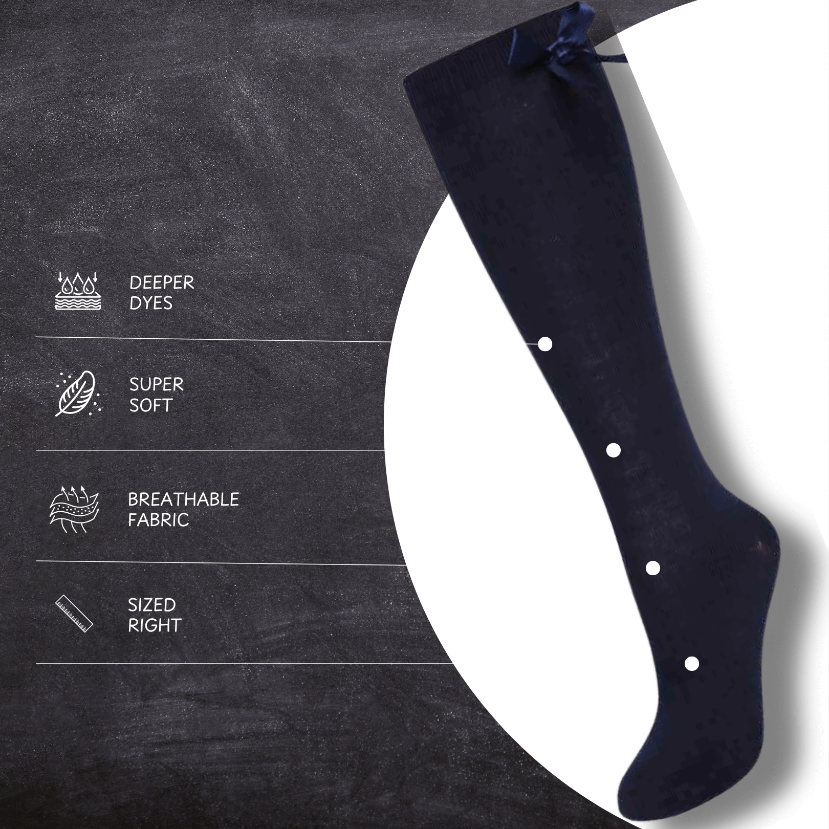 Girls Knee High Long School Socks With Bow Party Socks 6-12 Pairs Fancy Dress Girls Knee High Long School Socks With Bow Party Socks 6-12 Pairs Fancy Dress