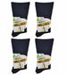 6 Pairs Men's Bamboo Diabetic Comfort Socks Moisture-Wicking Antibacterial Hypoallergenic Extra Wide Sustainable Sock Stack Socks