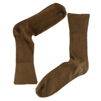 6 Pairs Men's Diabetic Wool Socks Non Elastic Loose Top Moisture Wicking Antibacterial Sustainable for Sensitive Skin by Sock Stack ASSORTED / 6-11 Socks